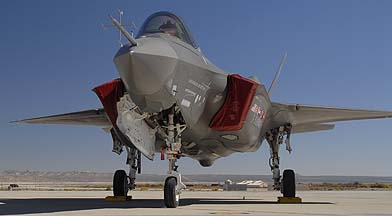 Lockheed-Martin F-35A Lightning II at Edwards Air Force Base, October 23, 2008